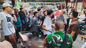 Polisi respon cepat Tangani Temuan Pria Meninggal Dunia di Atas Becak di jln. Kutagara kota cirebon
