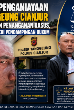 Korban Penganiayaan di Tanggeung Cianjur Pertanyakan Penanganan Kasus, KS LAW FIRM Beri Pendampingan Hukum