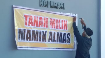 Lahan Koparasi Merah Putih Di ambil sama Ahli Waris sambil Bertahan hidup di Gubuk, beratapkan terpal