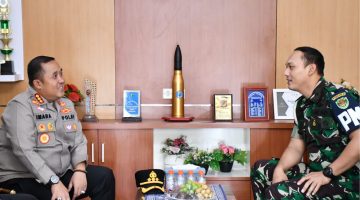 Kapolresta Cirebon Perkuat Soliditas TNI–Polri Melalui Silaturahmi ke Lanal Cirebon dan Denpom III/3 Cirebon