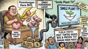 Publik” Minta Kejari Lahat Bongkar tuntas rantai kasus dana BOS dan proyek Smart TV di Dinas Pendidikan Kabupaten Lahat.