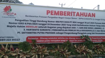 Verifikasi Fasos Fasum Lanjutkan Hasil RDP di DPRD Pekan lalu, Turun Lapangan Dari Dinas Perkim dan Dinas DPMPTSP Kabupaten Cianjur.