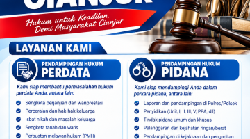 Bantuan Hukum Cianjur, KS LAW FIRM & PARTNER Buka Layanan Pendampingan Perdata dan Pidana dengan Konsultasi Gratis